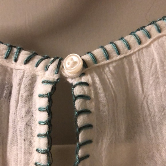 Aerie Embroidered Cotton Shirt - Picture 8 of 11